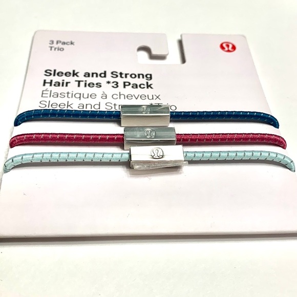 NEW LULULEMON ACCESSORIES. Run For It All Ear Warmer & 3 Pack HAIR TIES NWT - Picture 8 of 11